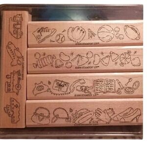 1998 Stamping Up Fun Stamp‎ Set Vintage SKUH062